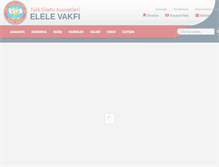 Tablet Screenshot of elele.org.tr